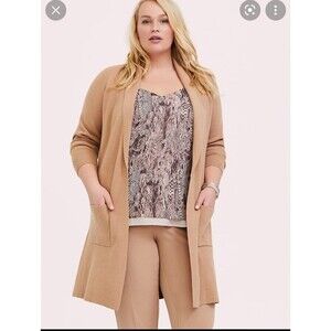 Torrid size 2 long cardigan sweater